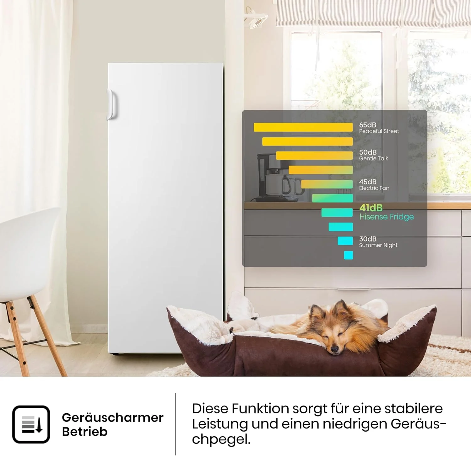 Hisense FV191N4AW2 Congelatore verticale/ Total No Frost/ Super Freeze/ Allarme porta/ Multiflow 360°/ BigBox/ 143,4 cm/ Congelatore 147 l/ 41 dB/ 205 kWh/Bianco