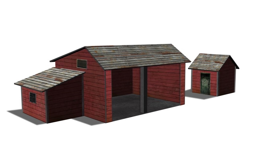 Red Equipment Shed/Barn