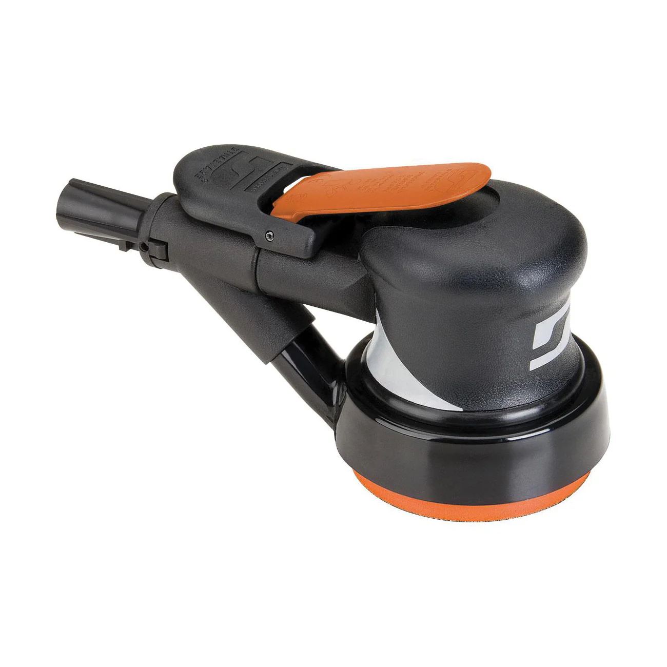 Dynabrade Silver Supreme 56873  ~  3-1/2 Inch Diameter Self-Generated Vacuum Dynorbital Supreme Random Orbital Sander .28 Hp 12000 Rpm 3/8 Inch Diameter Orbit