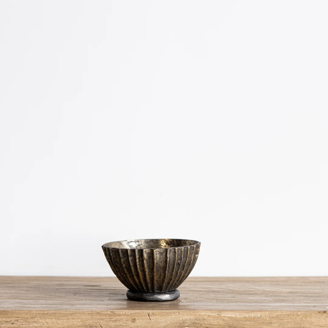 Gold Stripe Bowl