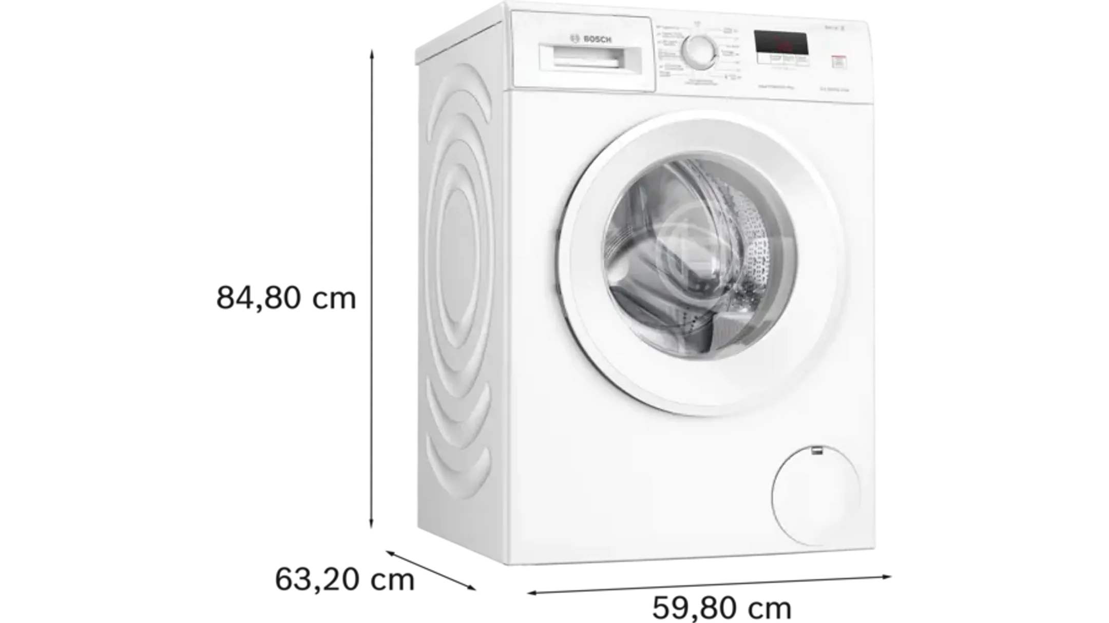 Bosch Wasmachine WGE03400FG Serie 2 SpeedPerfect 8 kg