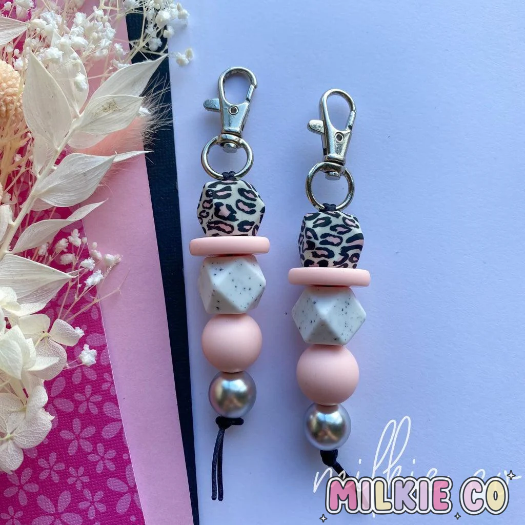 Lizzie Beaded Keychain