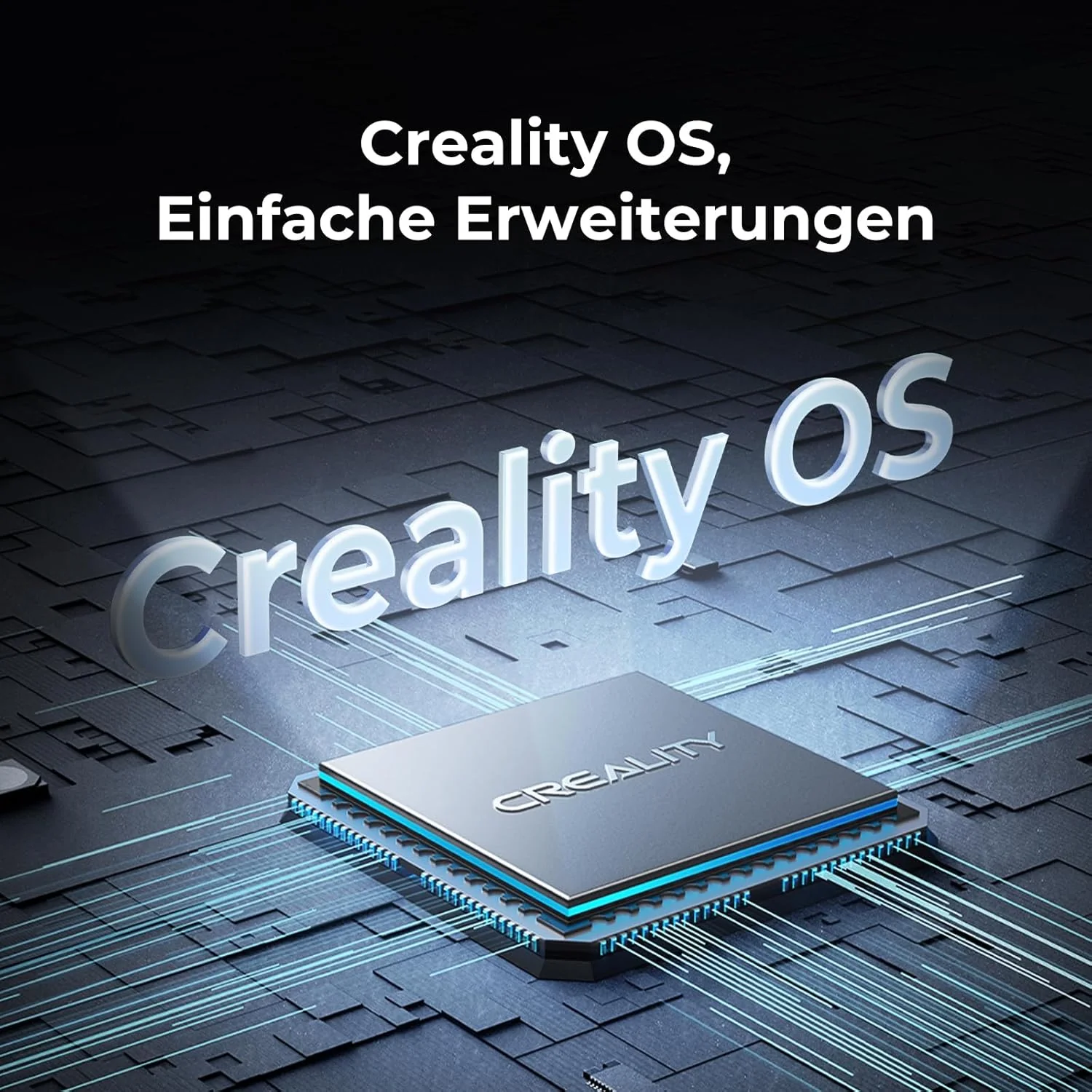 Creality K2 Plus Combo 3D-Drucker, 16-Farben Multimaterial-Druck, 350³mm XXL-Bauraum, Servo-Direktantrieb, Dual-KI-Kameras, Ultra-Leise