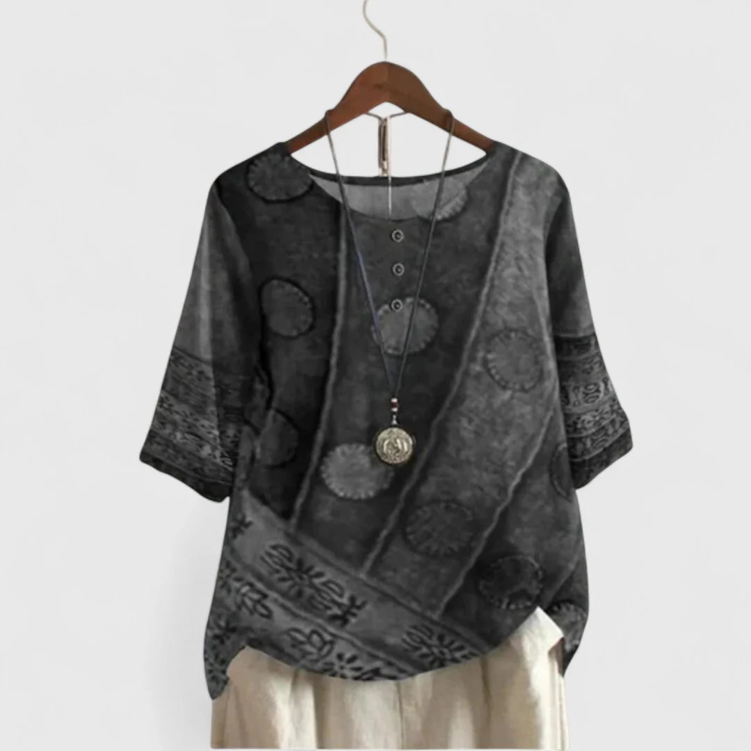 Women��s Artistic Top Vibrant Bohemian Design