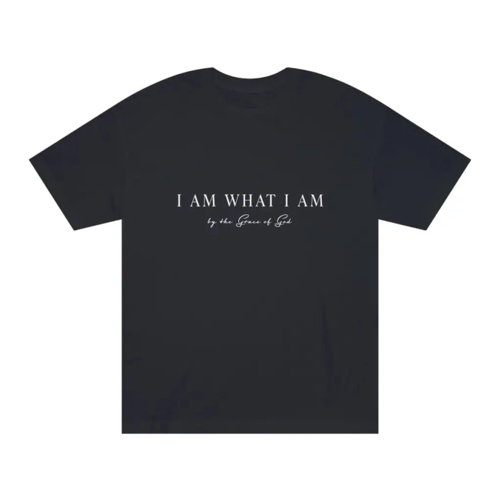 I Am What I Am Christian Tshirt | Aesthetic Cute Inspirational shirt perfect for gift & church