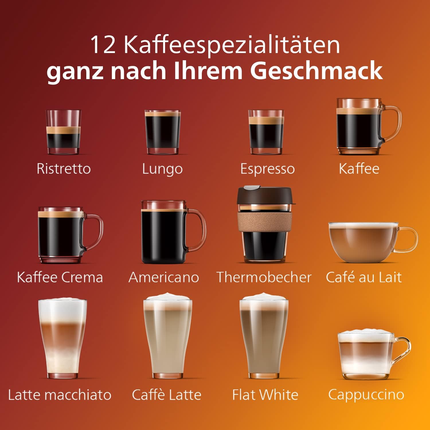 Philips Series 5400 volautomatische koffiemachine - LatteGo melksysteem, 12 koffiespecialiteiten, intu?tief display, 4 gebruikersprofielen, chroom (EP5447/90)