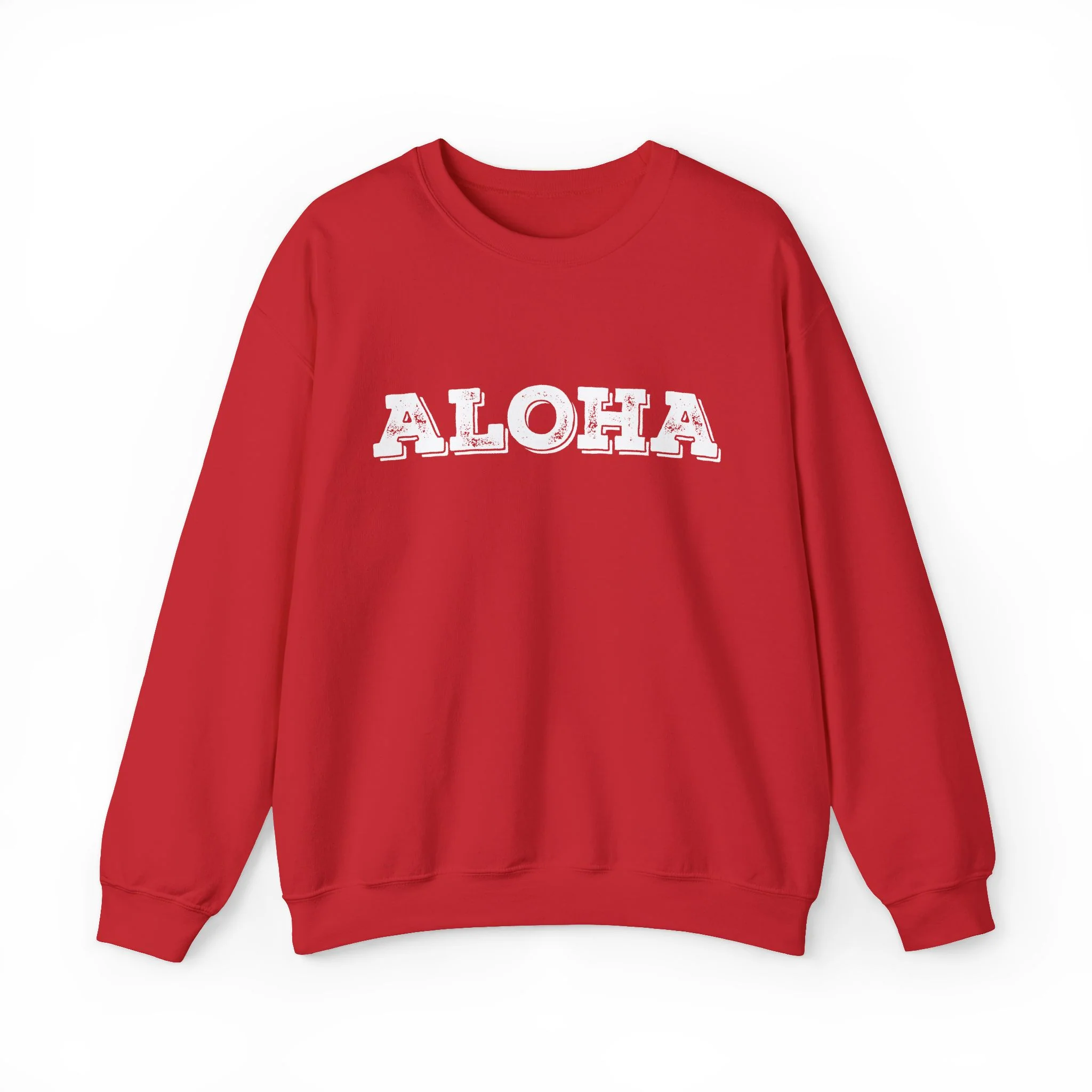 Crewneck Sweatshirt - Classic White Heavy Blend Crewneck