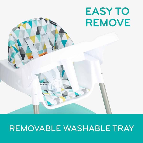4-in-1 Eat   Grow Convertible High Chair,Polyester