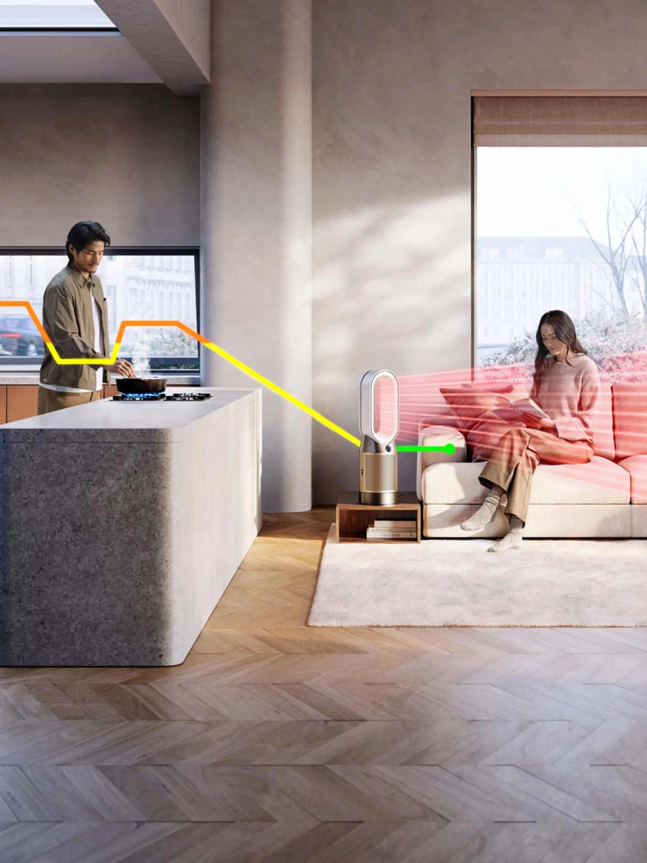 Dyson Luchtreiniger Hot+Cool HP2 De-NOx HP12