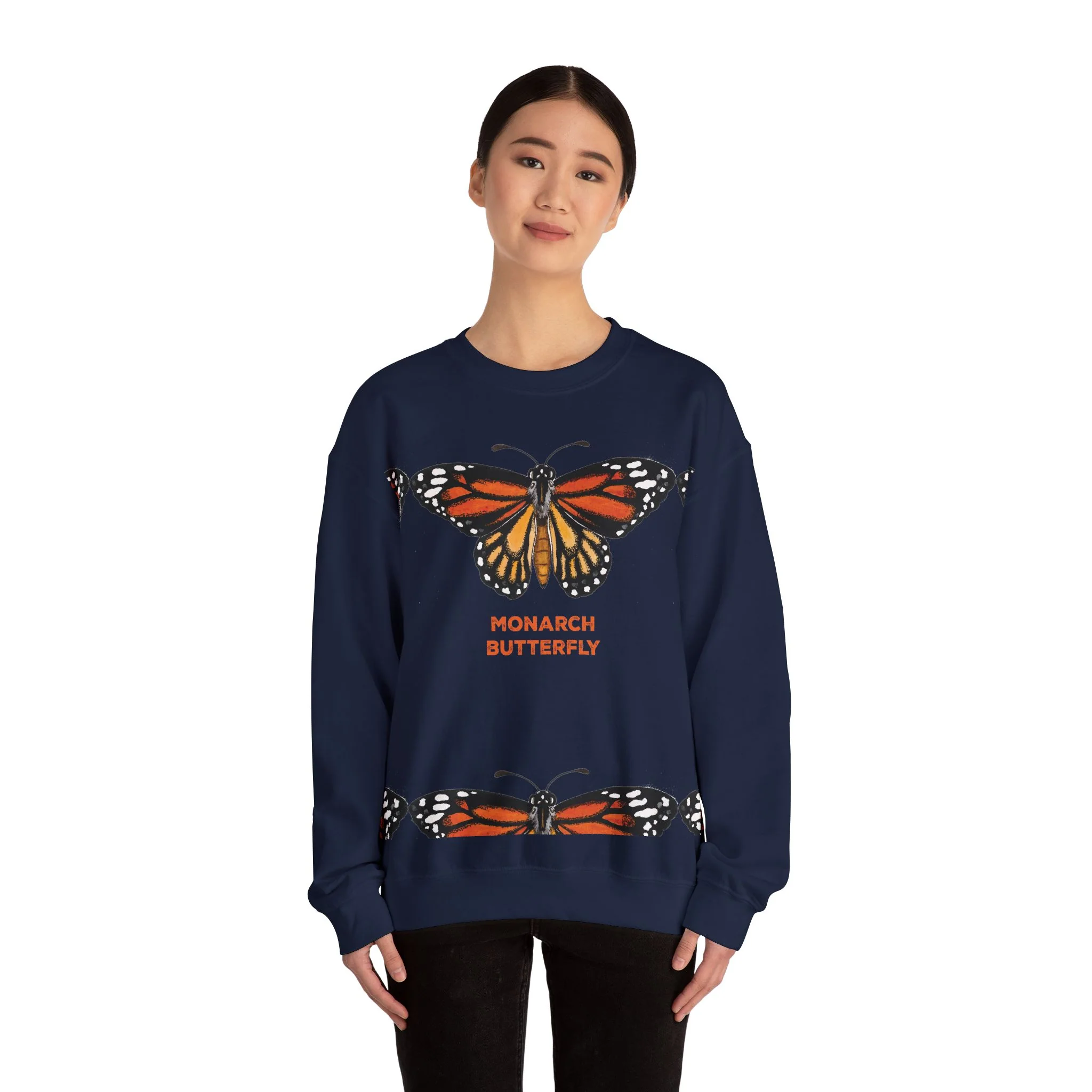 Monarch Butterfly Graphic Sweatshirt