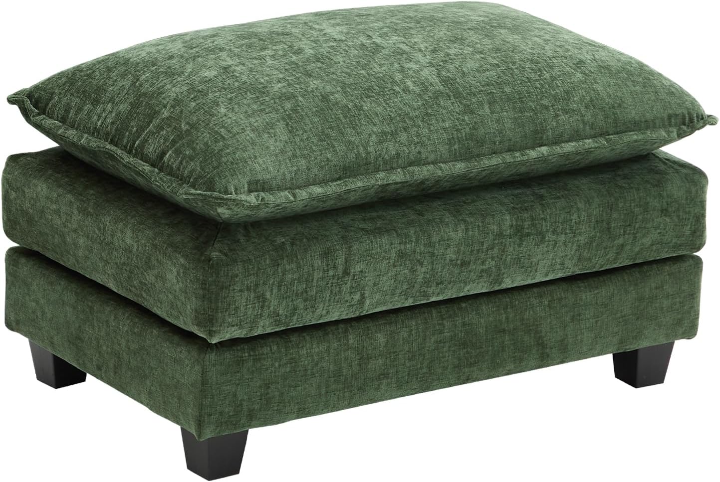 111.4 Inch L-Shaped Modern Sofa Modular Cloud Sofa Ottoman 4-Seater Chenille Deep Seat Sofa