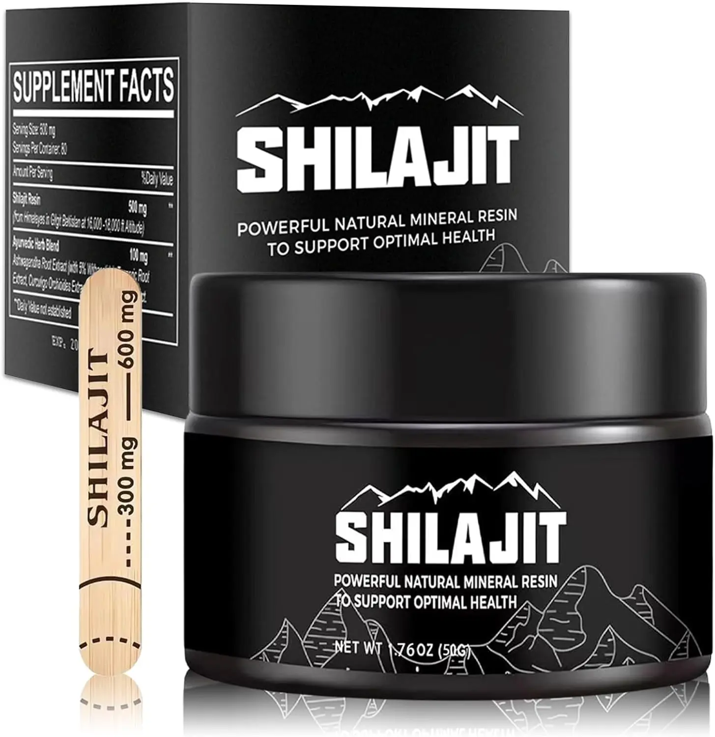 Pure Shilajit - Himalayan Mountain Resin - 50g - 1.76 oz - Pure Shilajit