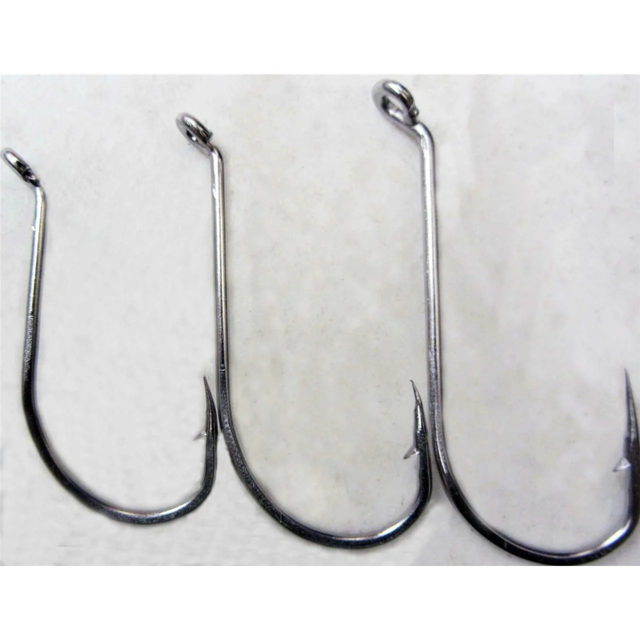 60 x Chemically Sharpened SS Octopus Hooks in 3 Sizes Fishing Tackle / 7/0 - 9/0