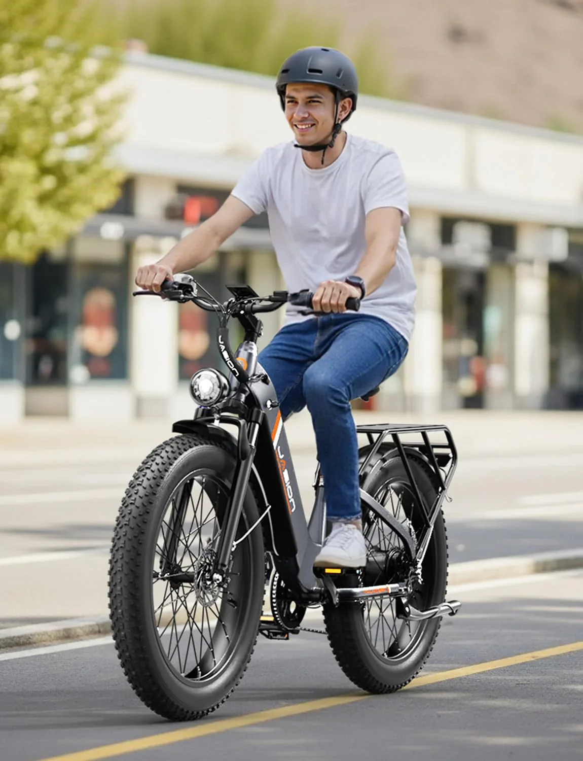 Thunder Electric Bike 1500W 30+MPH 80Miles Range Fat Tire Hydraulic Disc Brakes