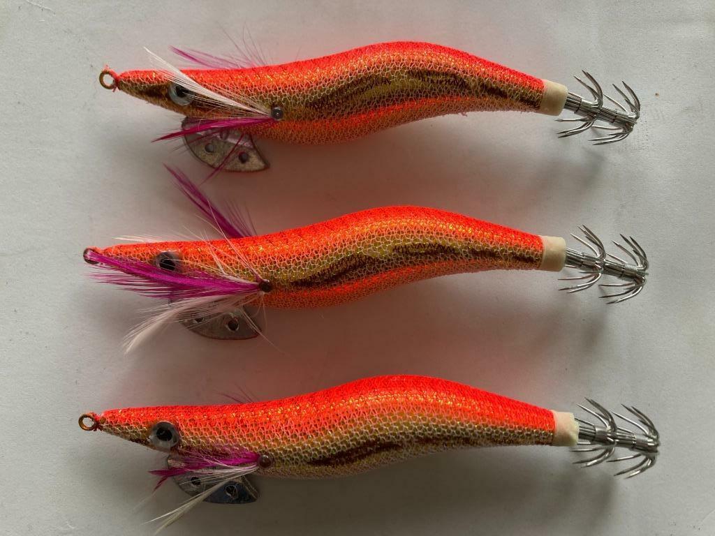 3 X Lure Squid Jig Size Fishing Tackle 151