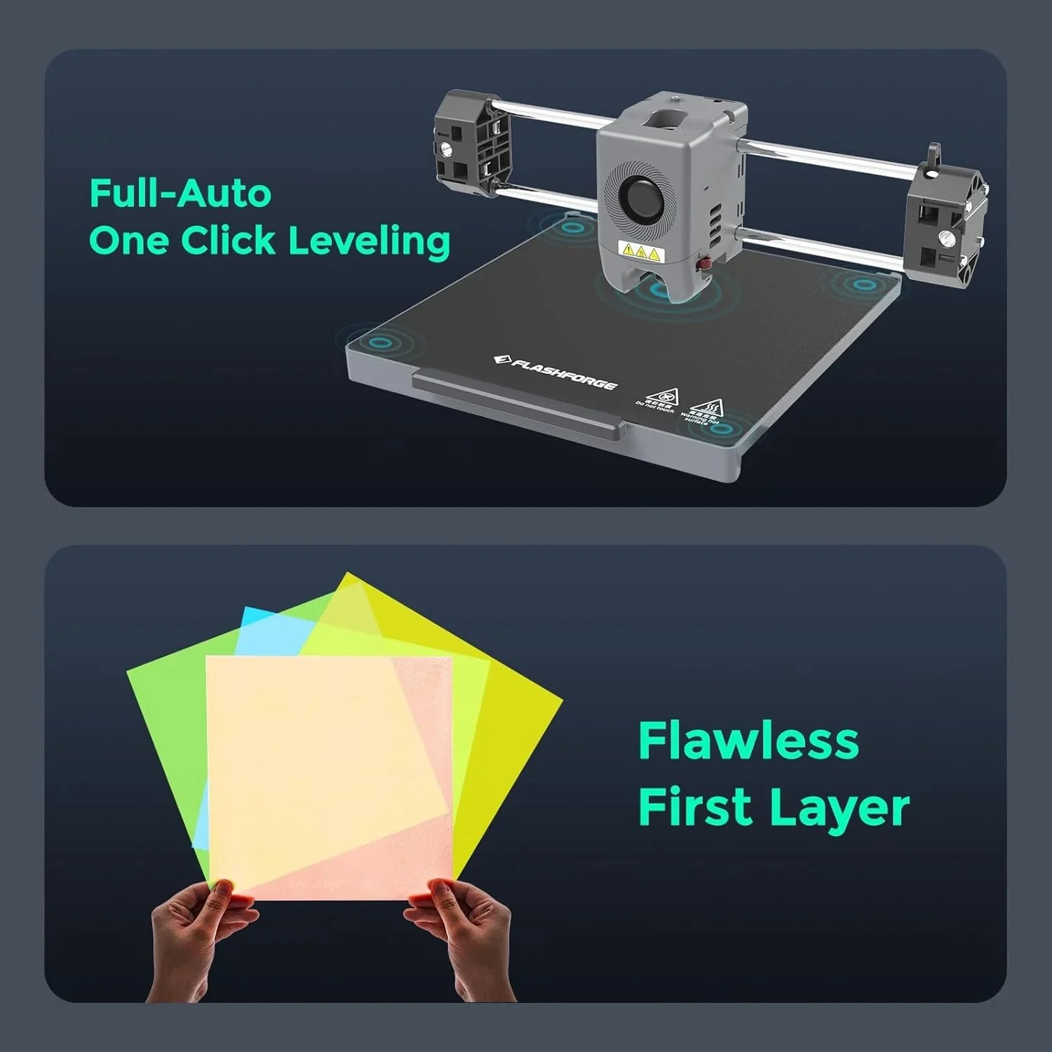 Adventurer 5M 3D printer with fully automatic leveling