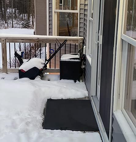 HeatTrak Heated Snow Melting Mats for Entrances - Heated Outdoor Mats - Electric Snow Melting Mats for Winter Snow Removal - Trusted Snow and Ice Melt Products - No-Slip Heated Door Mats (30” x 48