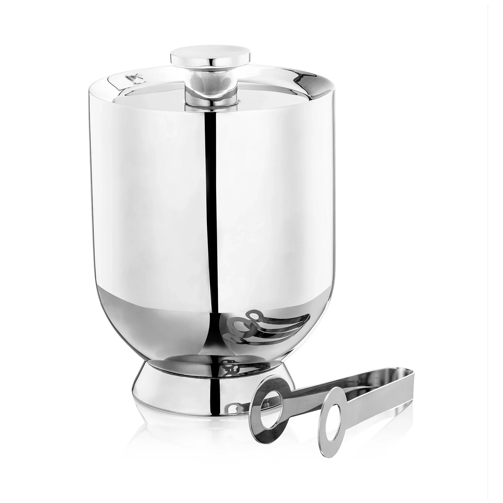 Trombone Ice Bucket with Tongs