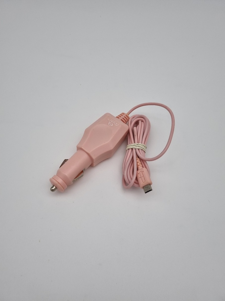 12 V Autolader voor Nintendo DS Lite Roze