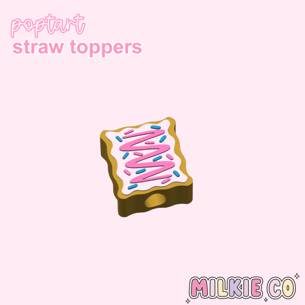 Poptart Straw Topper