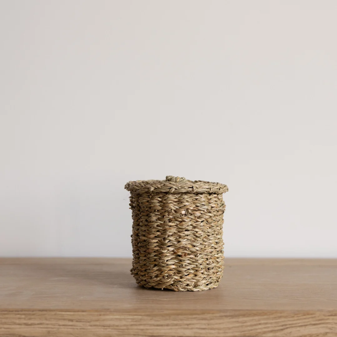 Woven Seagrass Canister Set