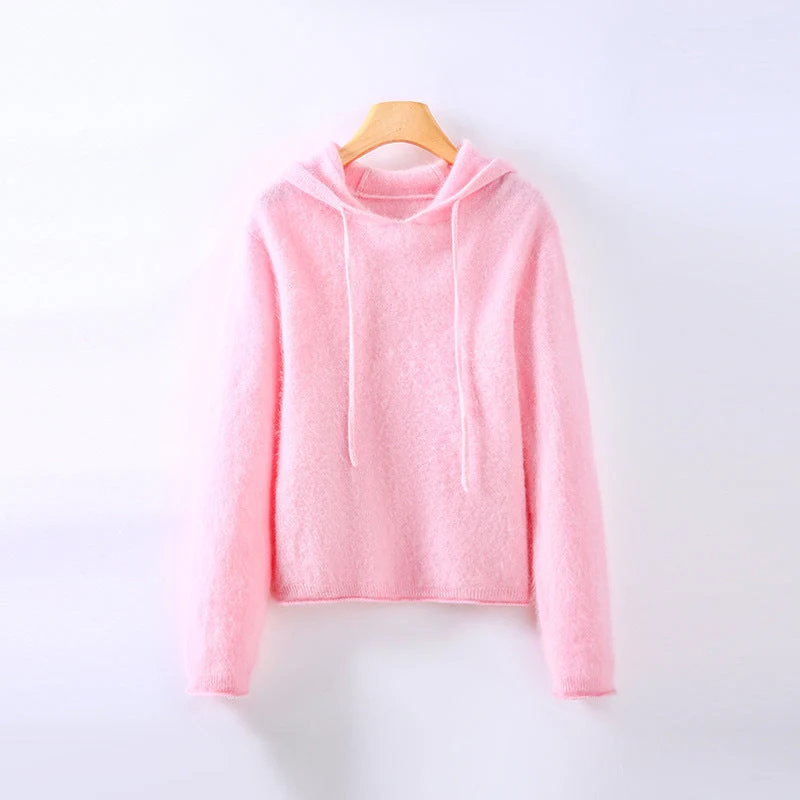 Women��s Cashmere Hoodie Lightweight Soft and Elegant Drape