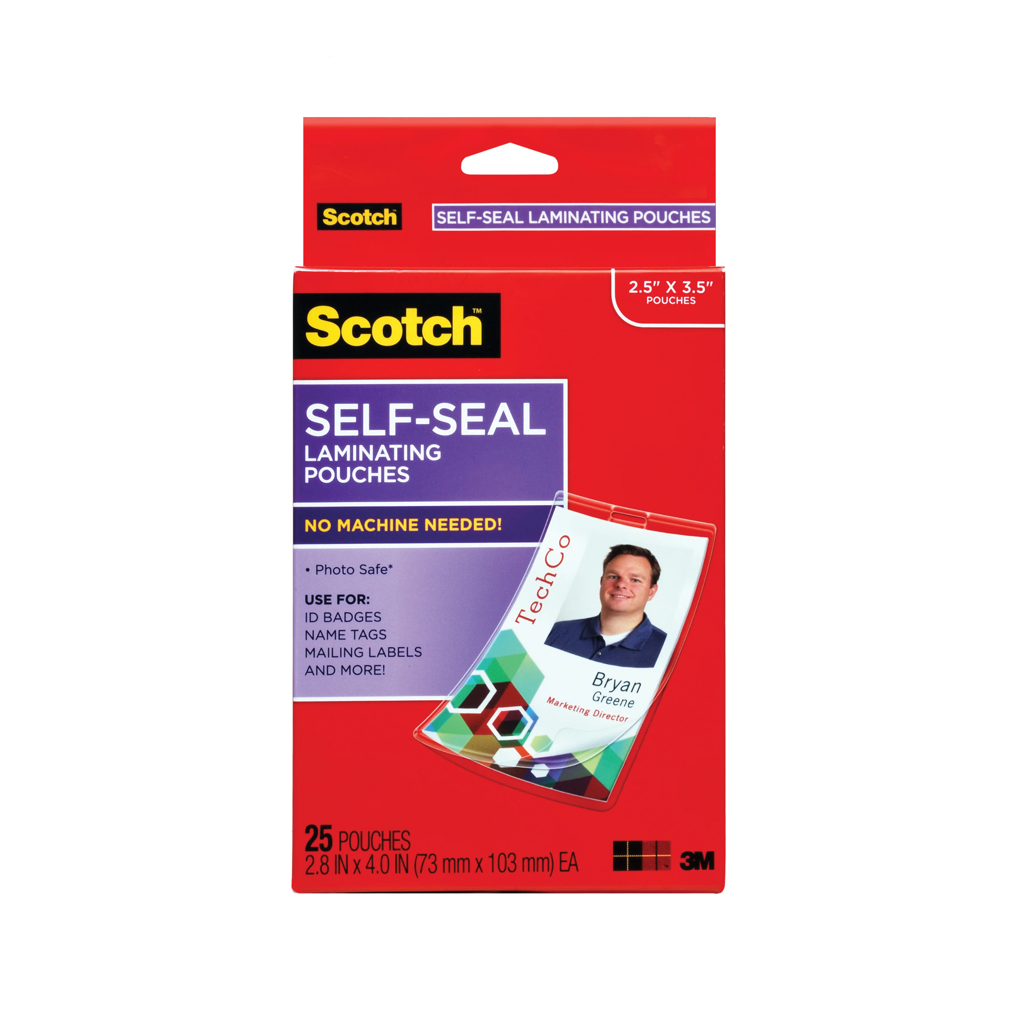 3M Scotch LS852G  ~  Scotch Id Badge And Tag Protectors, Ls852G Ls852G