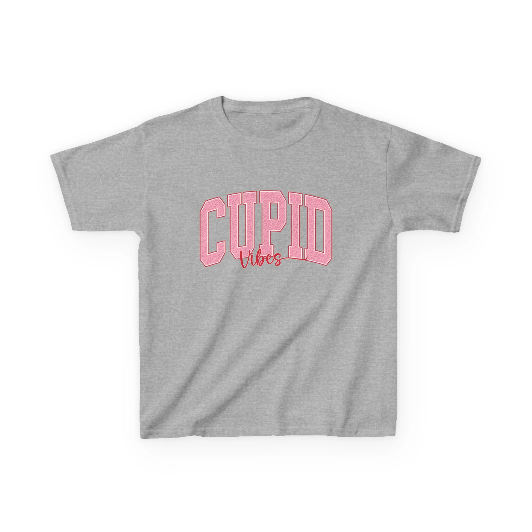 Cupid Vibes Kids Tee | Pink Valentine Shirt