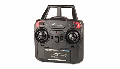 Amewi 25327 AFX 135 DRF elicottero a 4 canali 6G 2,4GHz RTF, rosso/bianco : Giochi e giocattoli