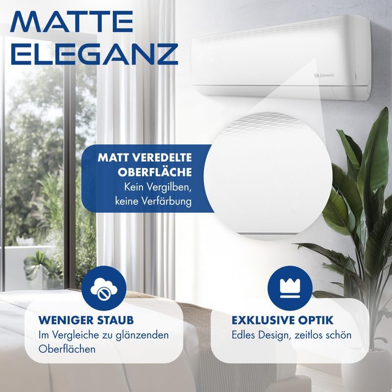 Multi Split Klimaanlage 3 Innengeräte Set (3 x 3,5kW) Klimagerät Air Conditioner mit Heizfunktion 27000 BTU 5,3kW A++ WiFi/App-Steuerung 4D AirFlow Heizen bis -20°C Vorgefüllt R32