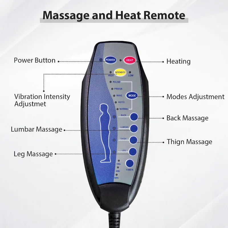 360 Rotatable Swing Manual Massage Rocker Recliner With Heat And Vibration