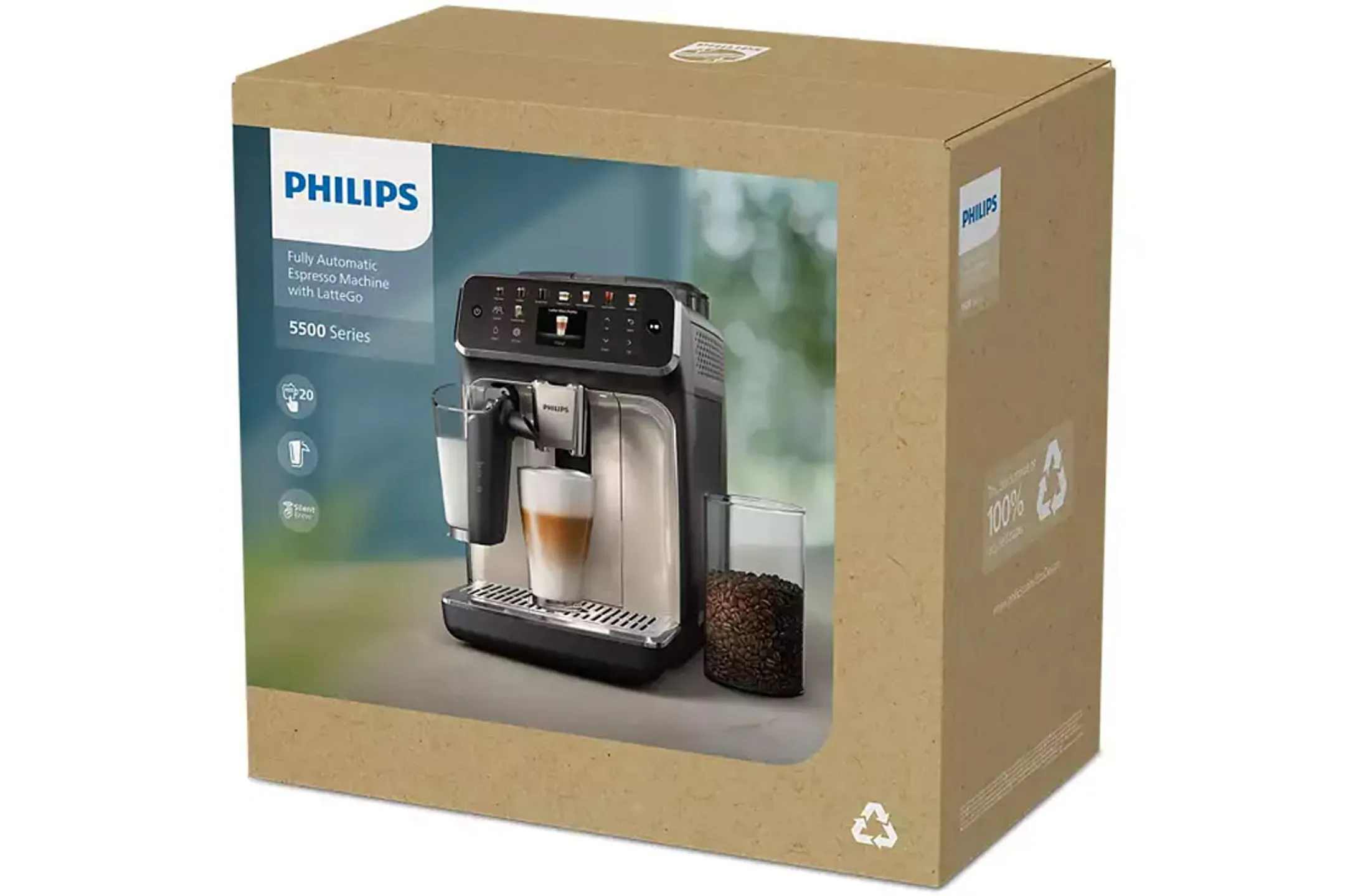 Philips Volautomatische Espressomachine Series 5500 EP5547/90 LatteGo