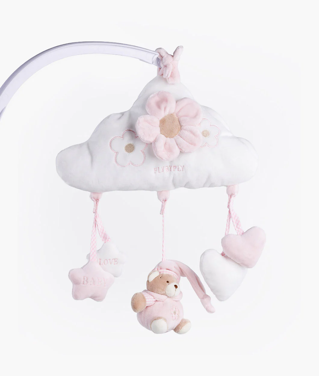 Bear & Cloud Activity Toy | Pink