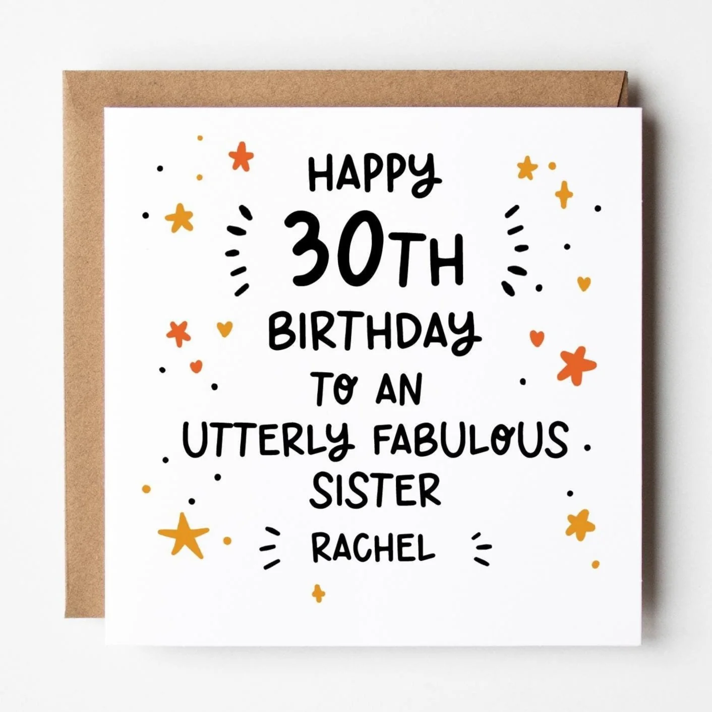 Utterly Fabulous X 30th Birthday Card a?�� Personalised 30th Birthday Card a?�� Personalised Birthday Card 30th Birthday a?��