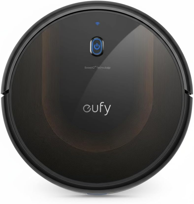 eufy X10 Pro Omni Robot Vacuum and Mop Combo, 8,000 Pa, Dual Mops with 12 mm Auto-Lift and Carpet Detection, AI Obstacle Avoidance, Auto Mop Washing&Drying, Self-Emptying, White