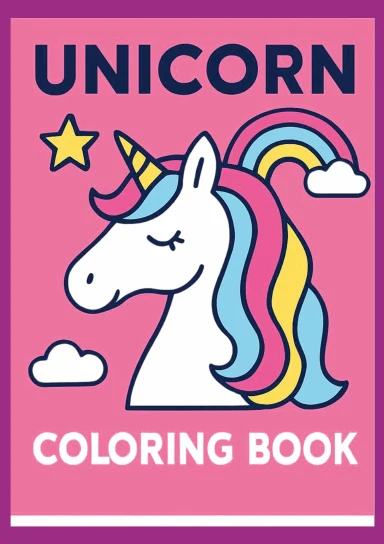 Unicorn Affirmations SEL Coloring Book
