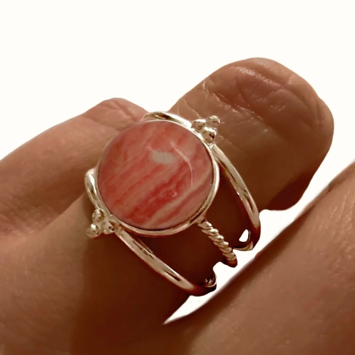 Laihas Free Spirit Rhodochrosite Ring