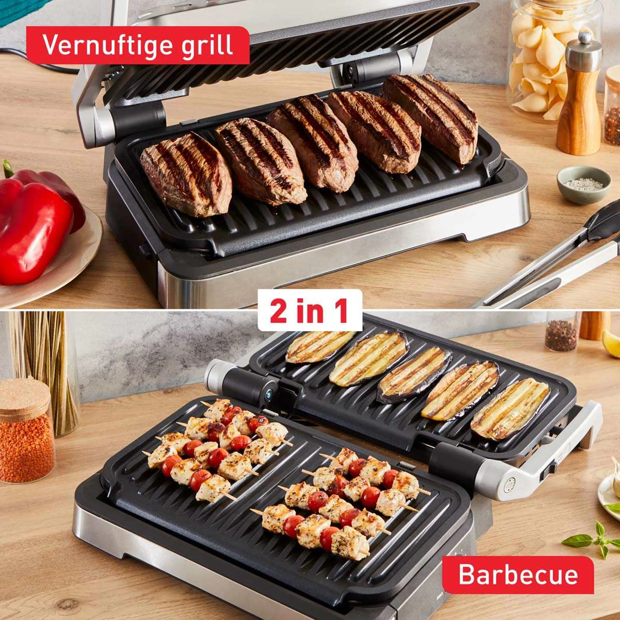 Tefal OptiGrill 2-in-1 XL GC782D10