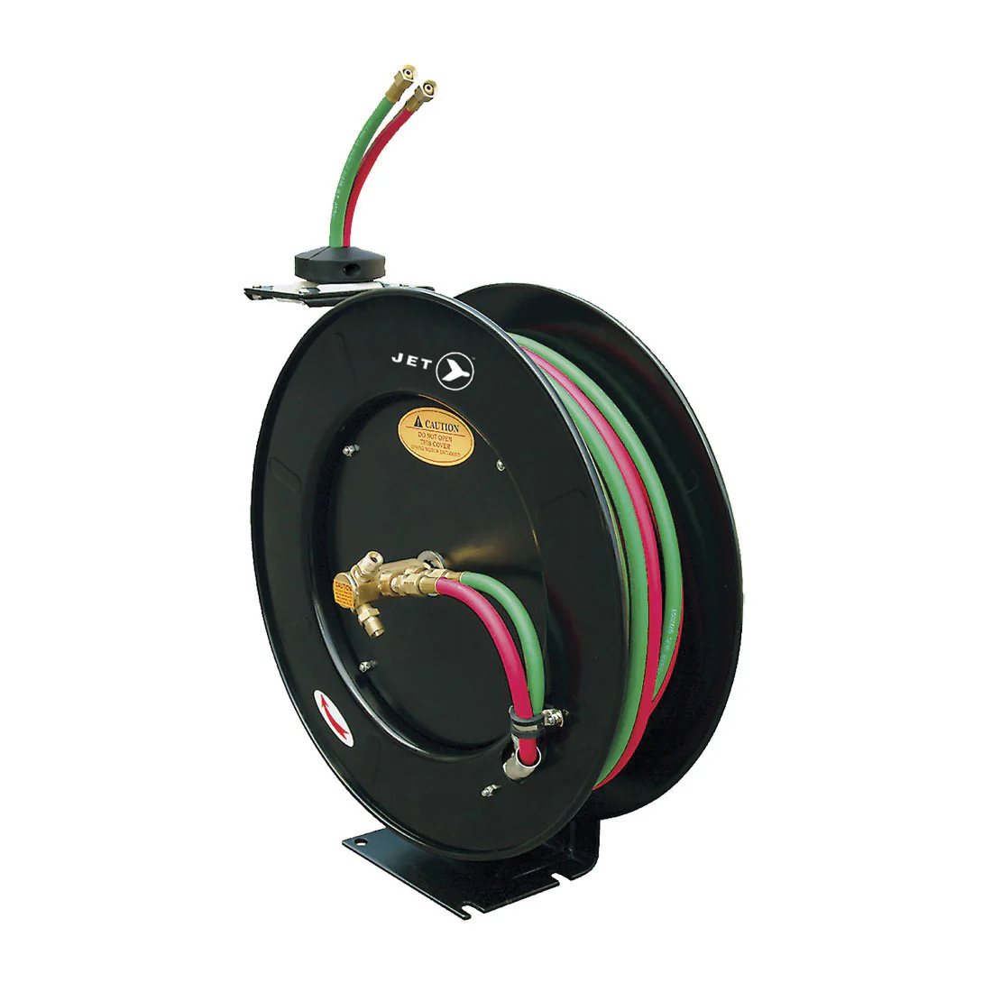 Jet OA1450  ~  1/4 Inch X 50' Retractable Oxy-Acetylene Hose Reel Heavy Duty
