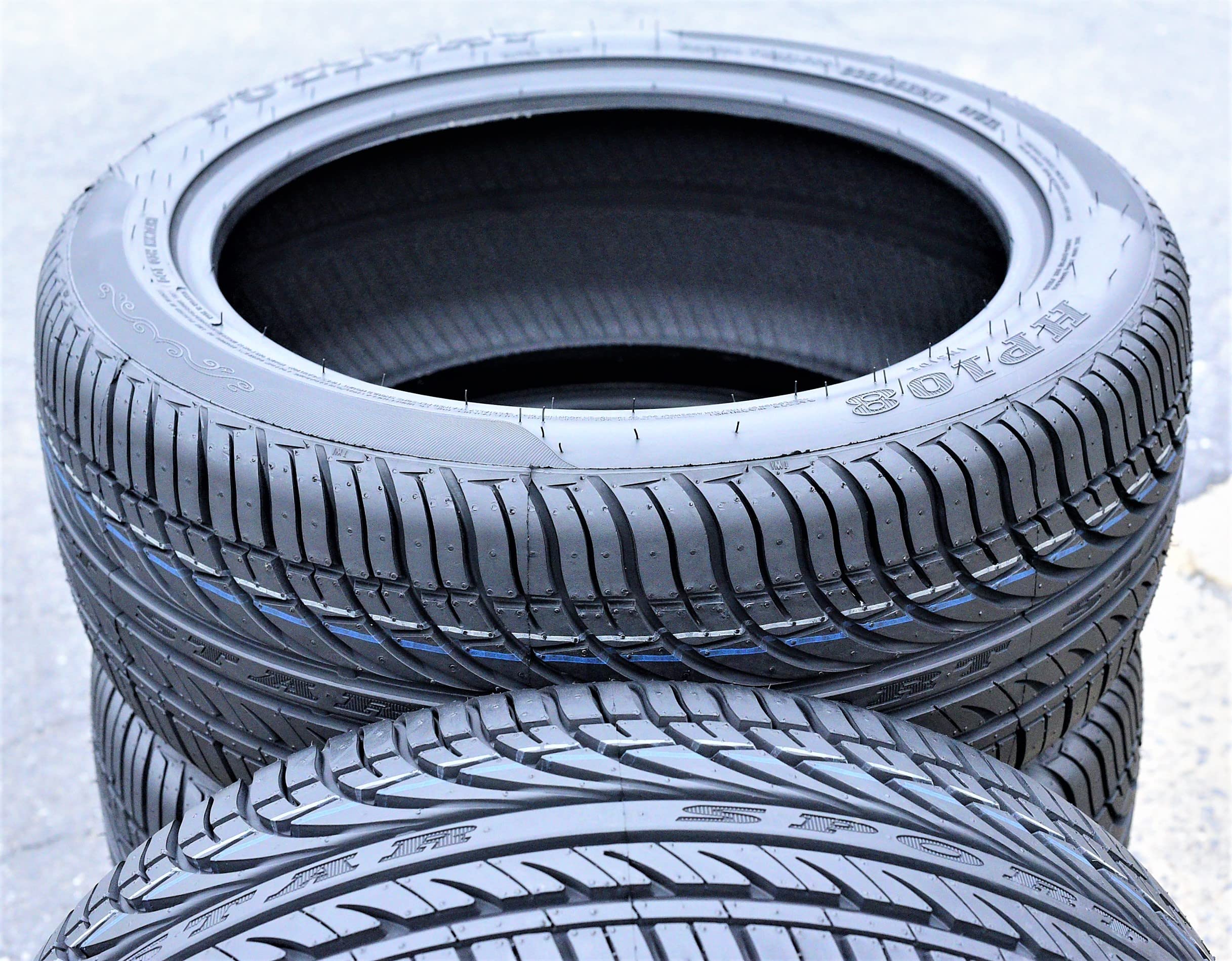2025 Set di 2 (DUE) pneumatici radiali ad alte prestazioni per autovetture Fullway HP108 per tutte le stagioni-225/50R17 225/50ZR17 225/50/17 225/50-17 98W Load Range XL a 4 strati BSW Black Side Wall UTQG 380AA