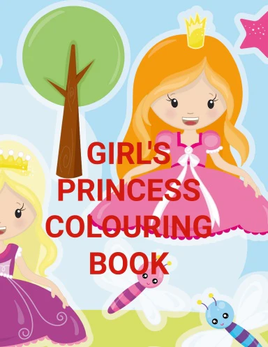 GIRL'S PRINCESS COLOURING BOOK