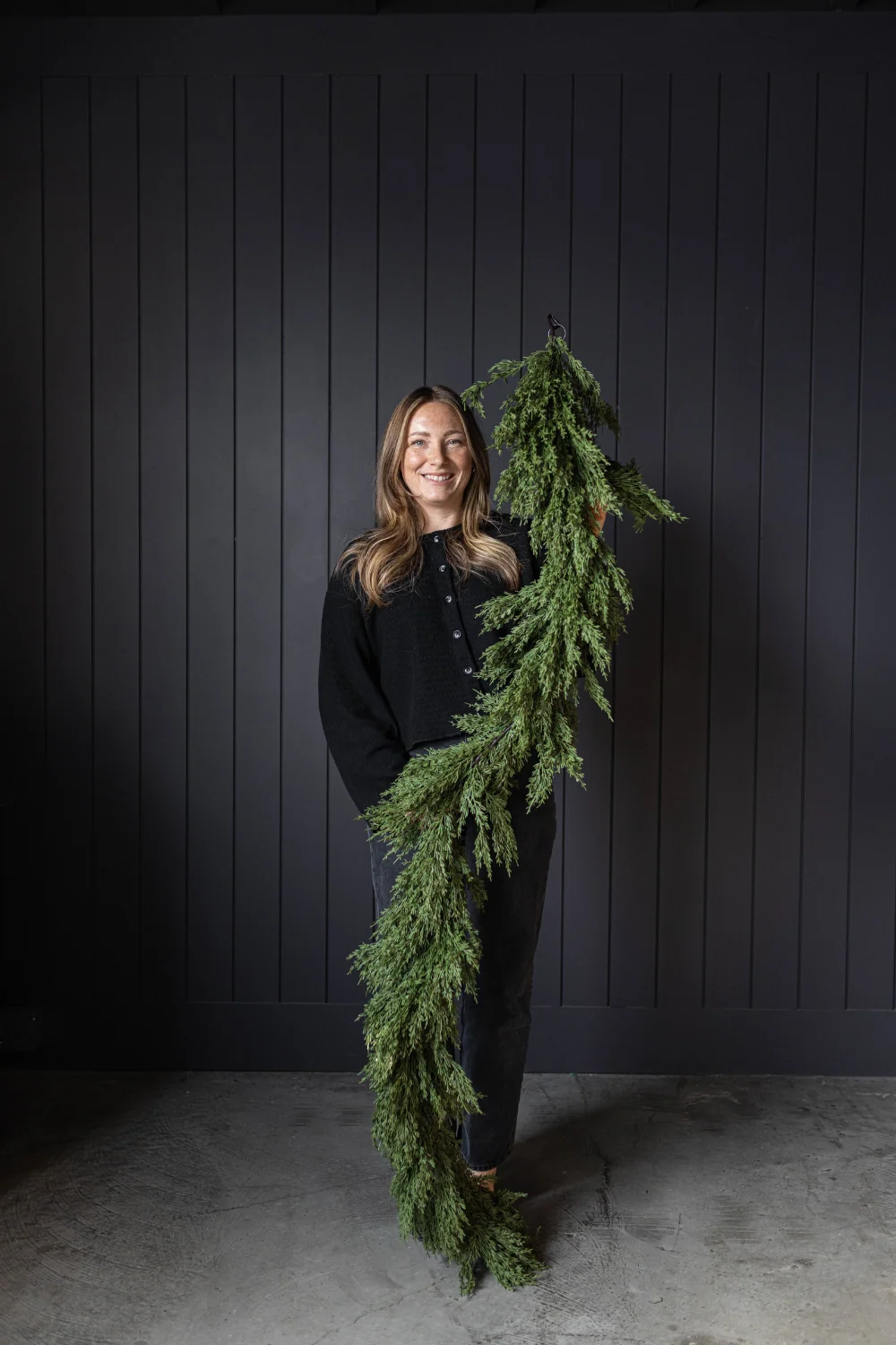 Cypress Pine Garland Real Touch - 6ft