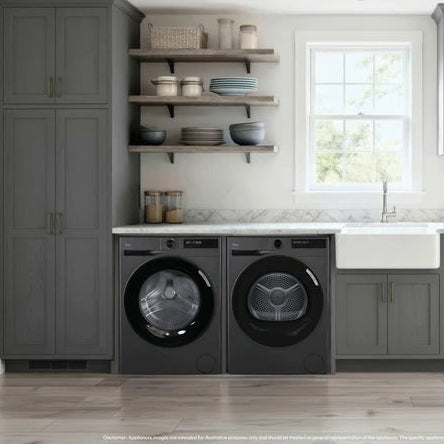 Hoover Pro Dry Series 3 10KG Heat Pump Tumble Dryer - Graphite | HBR10N2BRX-80