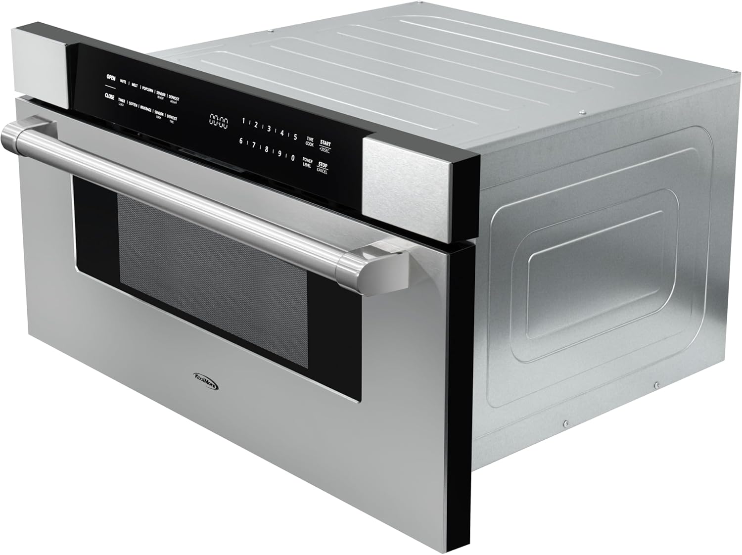 KoolMore 30 in. Microwave Drawer, 1.2 cu. ft. Capacity in Stainless-Steel (KM-MD30-SS)