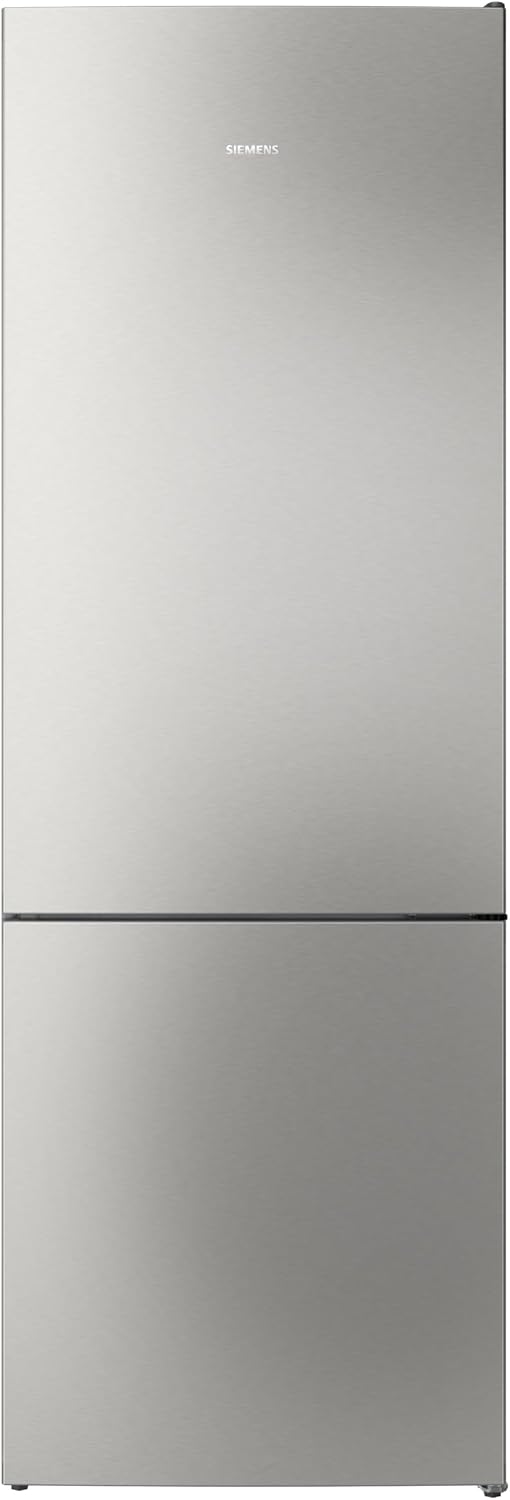 Siemens iQ300 Freistehende XXL Kühl-Gefrier-Kombination 203 x 70 cm, KG49NVICG, 311 L Kühlen & 129 L Gefrieren, Total noFrost, Nahtlose Platzierung, hyperFresh 0°C, LED Beleuchtung, Edelstahl