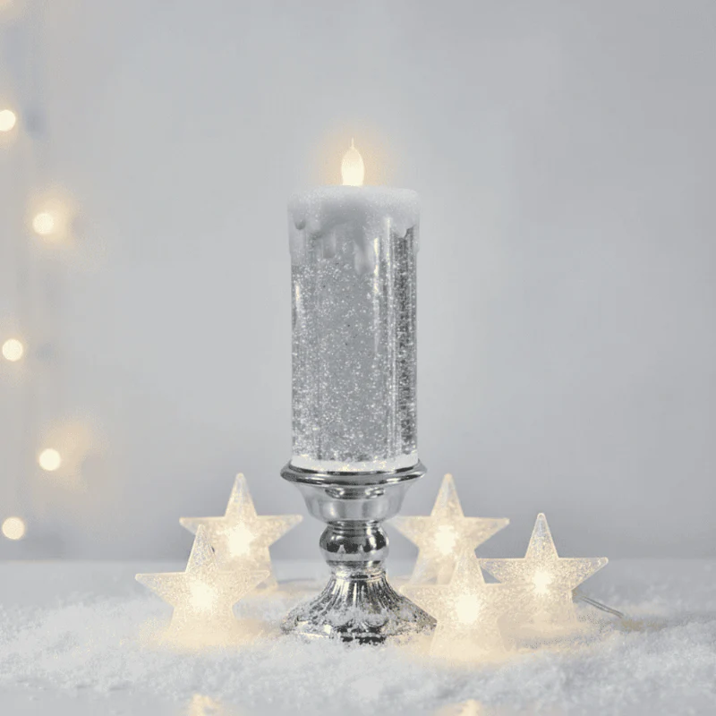 FESTIFLAME – Elegante LED-kaars voor Gezellige Kerstavonden
