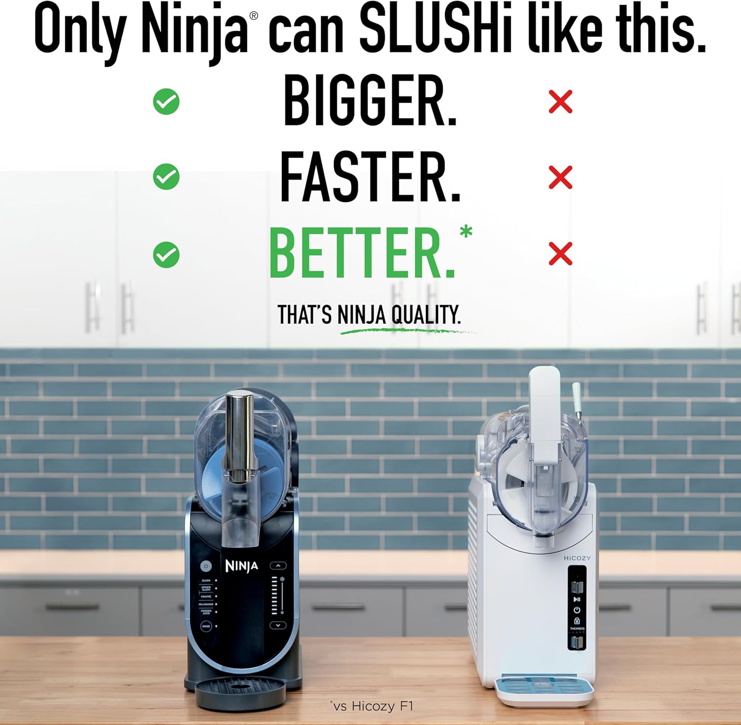 Ninja SLUSHi with RapidChill Technology, 88 oz. Frozen Drink & Slushie Machine, 5 Preset Programs, Margaritas, Frappés, and More, Premium Accents, Black, FS301