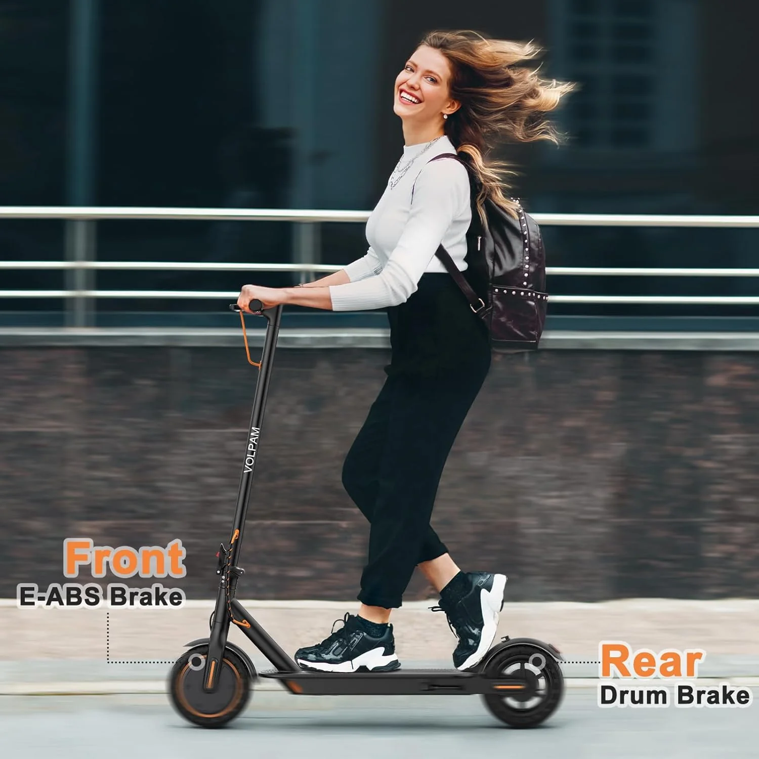Electric Scooter, 350W/500W Powerful Motor, 8.5