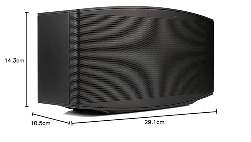 Altoparlante di design MR 100, altoparlante wireless multiroom con streaming W LAN, funzione Aux in e Bluetooth, impianto compatto con altoparlante stereo RMS da 30 Watt : Elettronica