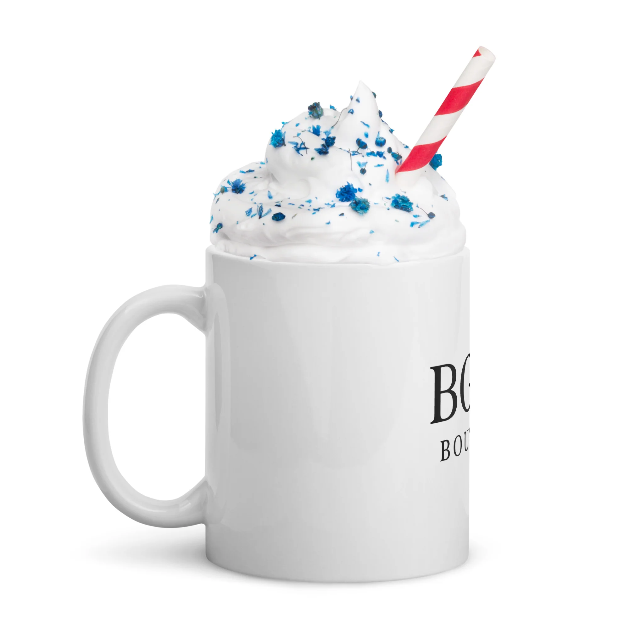 BGSM White glossy mug